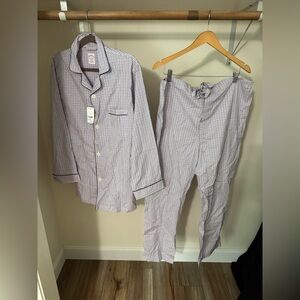 Brooks Brothers Red and Blue Gingham Pajama Set